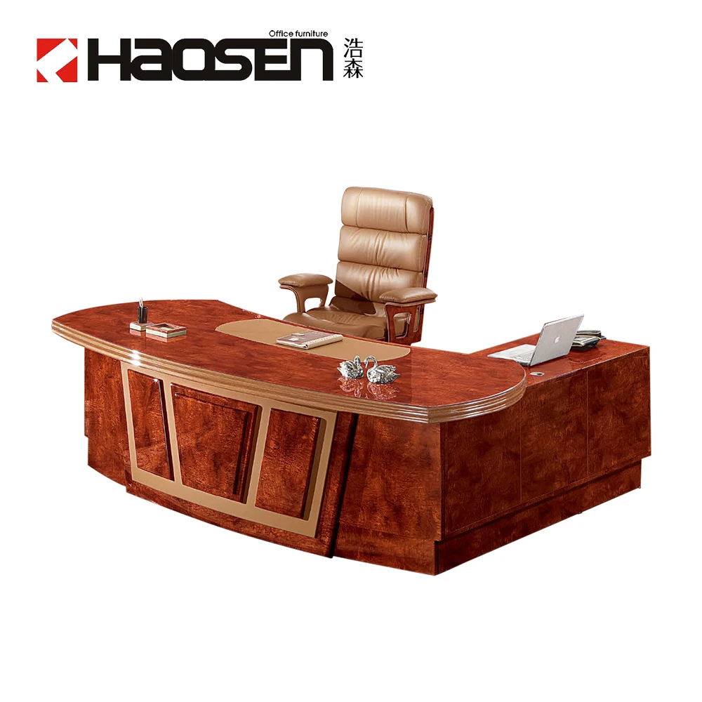 Rolls 6831 2018 Latest comfortable walnut luxury high class executive office desk