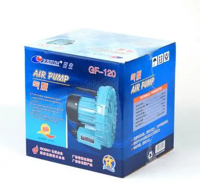 
120W 190L/min Seafood pool, coral aquarium, aquaculture, ornamental fish breeding Culturing Carassius auratus by tilapia 