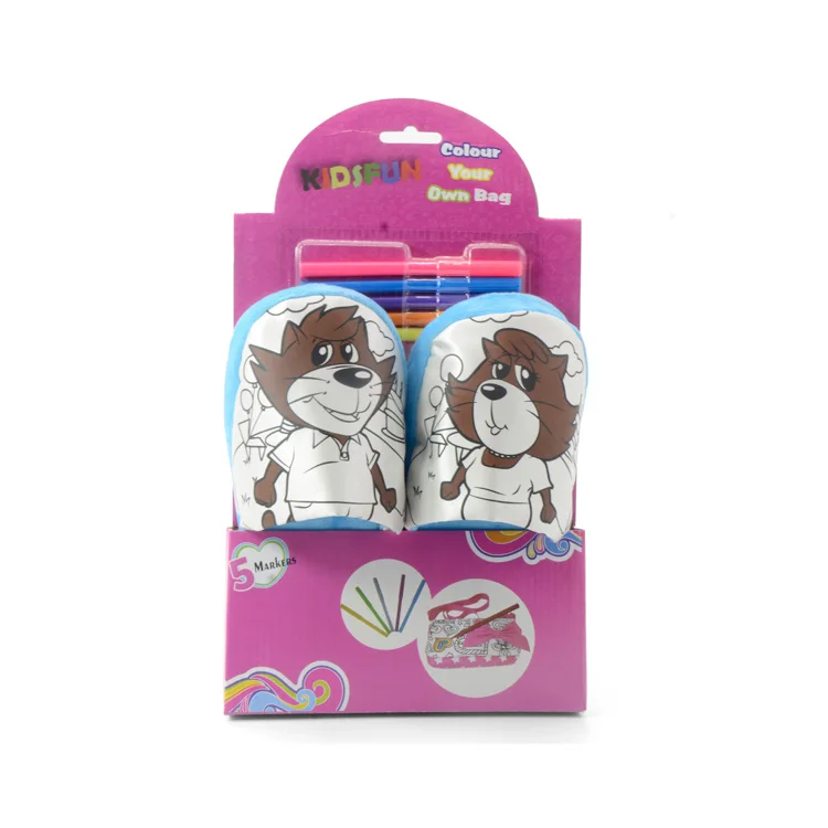 High quality cheap wholesale fashion design costume kid plush slippers