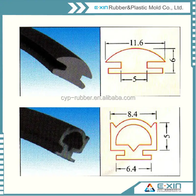Rubber gasket for Aluminium composite panel /car door rubber strip/EPDM PVC Silicone rubber sealing strip