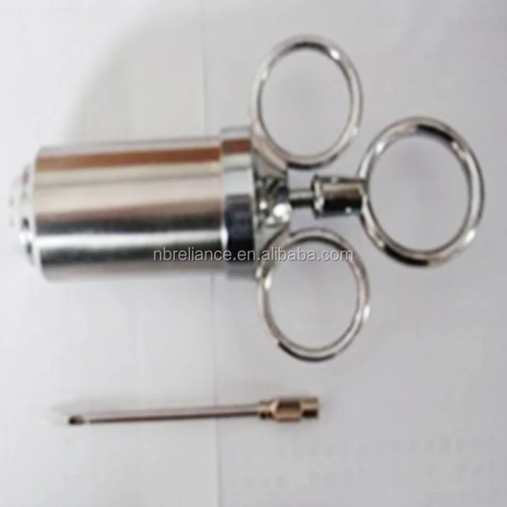Stainless steel marinade injector 2 oz