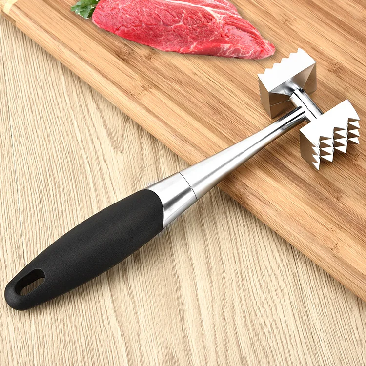 Eco friendly Zinc alloy meat tenderizer beef hammer steak pounders stainless steel meat tenderizer hammer union