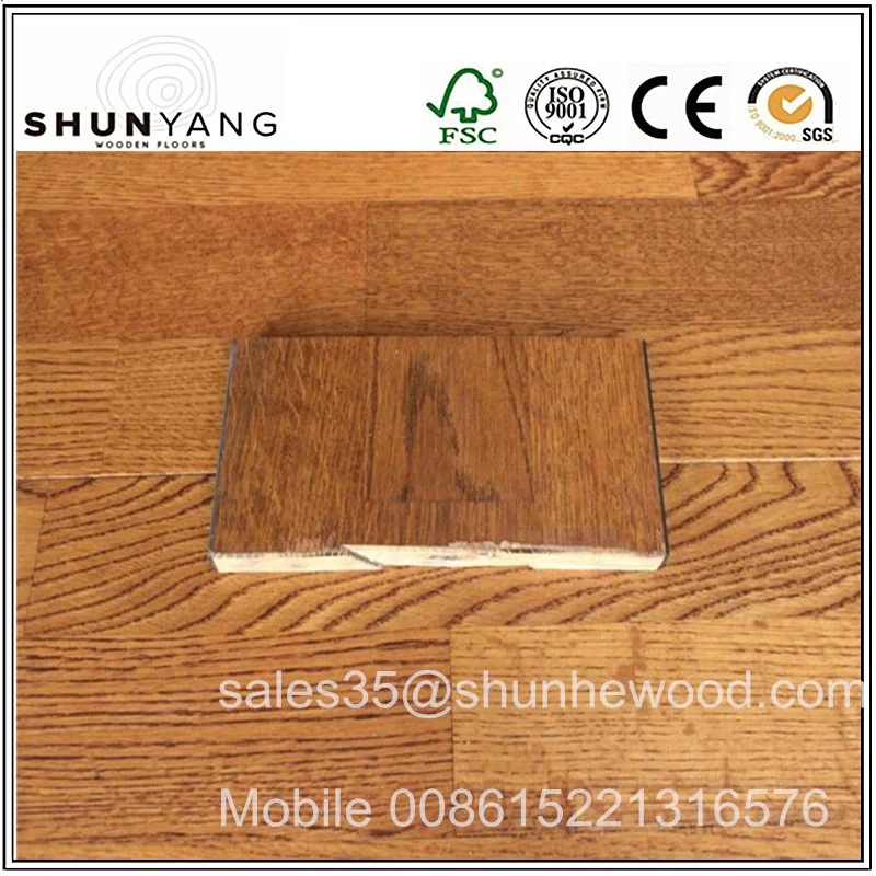 Best Grade 189/190mm width Oak 3 strip 3 layer/2 layer/Multilayer Engineered Oak Wooden Flooring