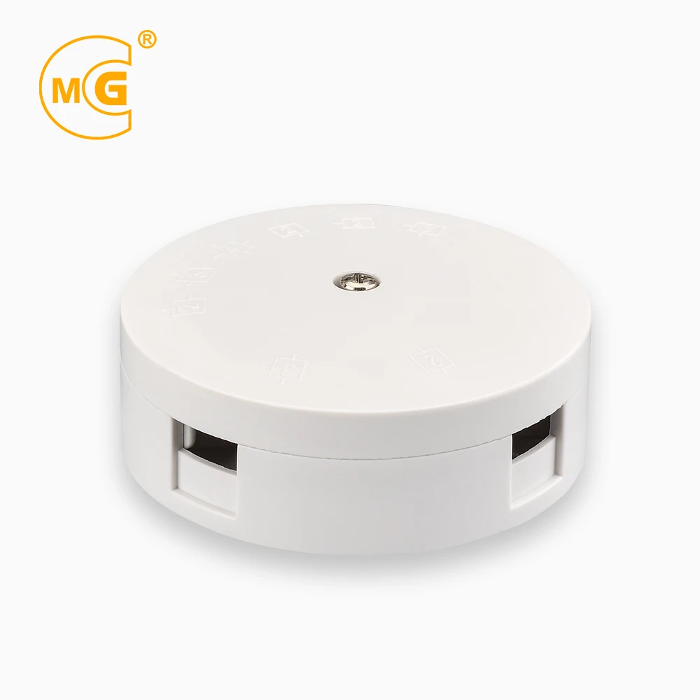 Белый круглый 20A бакелит 4 электрические провода распределительная коробка