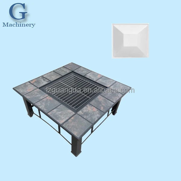 
Hot sale multi-function fire pit table charcoal barbeque fire pit table for home outdoor 