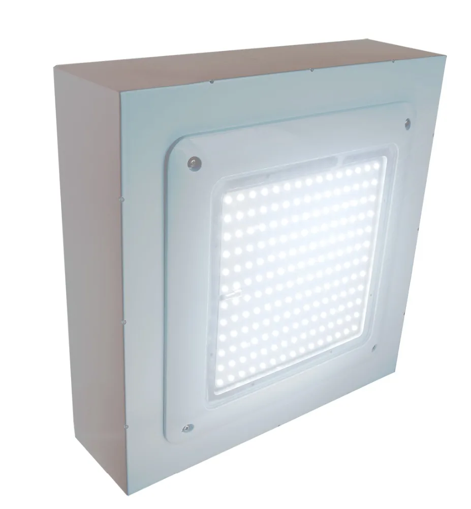 200w Led canopy lights with DLC UL gas station lights