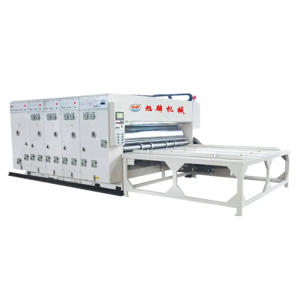 Полуавтоматический флексографский принтер для гофрированного картона