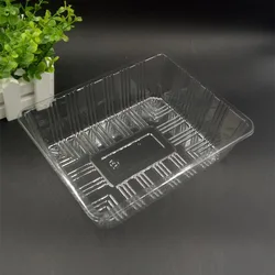 Disposable plastic with lid fruit plate platter for party wedding