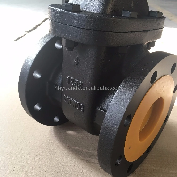 ANSI/DIN/JIS/API flange cast iron gale valve 125lb/300lb/500lb