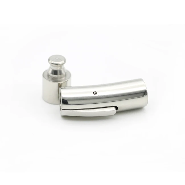 
Sterling Silver color Stainless Steel Clasp Small Order Bayonet Clasp 