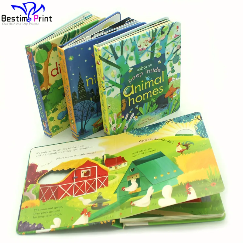 Cheap Kids Book Printing Children Cardboard Books