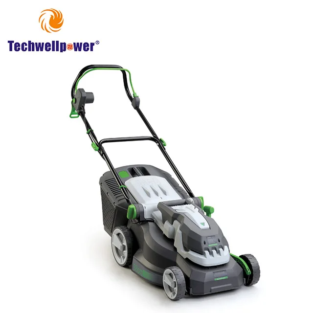 Portable manual ride on electric motor Height Adjustment manual lawn mower