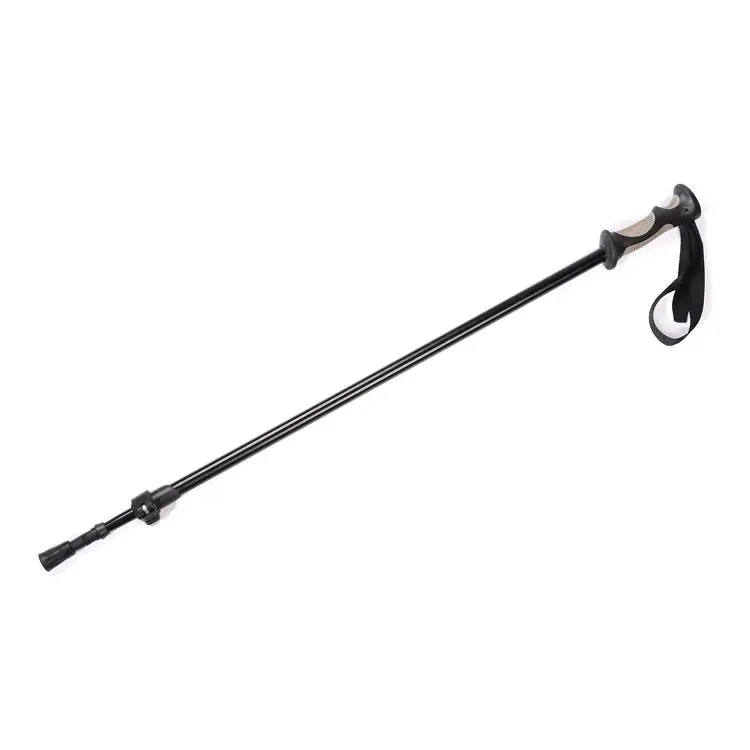 
Factory custom elbow with horse head telescopic bamboo decorating a plastic+rubber handle underarm walking stick 