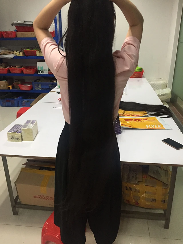 10 to 40 inch long virgin human hair bundles for women unprocessed natural straight raw indian hair wholesale with factory price