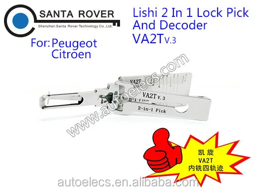 V.3 VA2T Лиши 2 в 1 Слесарь Инструмент и Декодер Для Peugeot Citroen