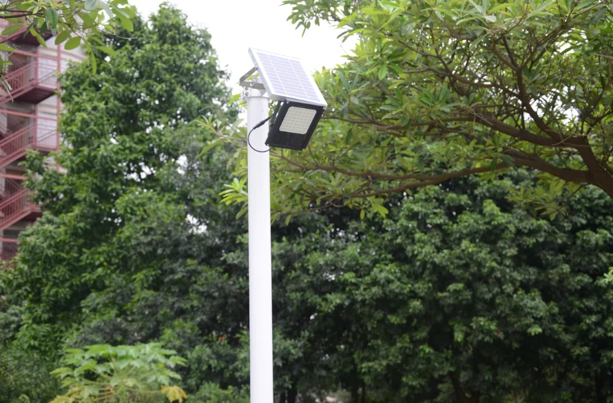 new led mini solar panel street light 6v*6w panel light sensor spotlight