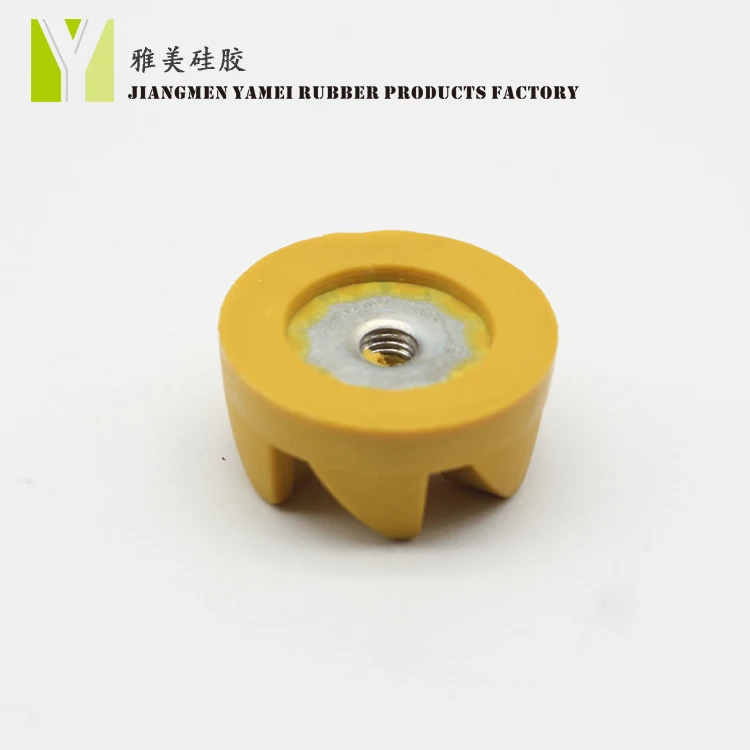 Соковыжималка Блендер запасные части сцепление блендера M5 M6 левая желтая Резина 999