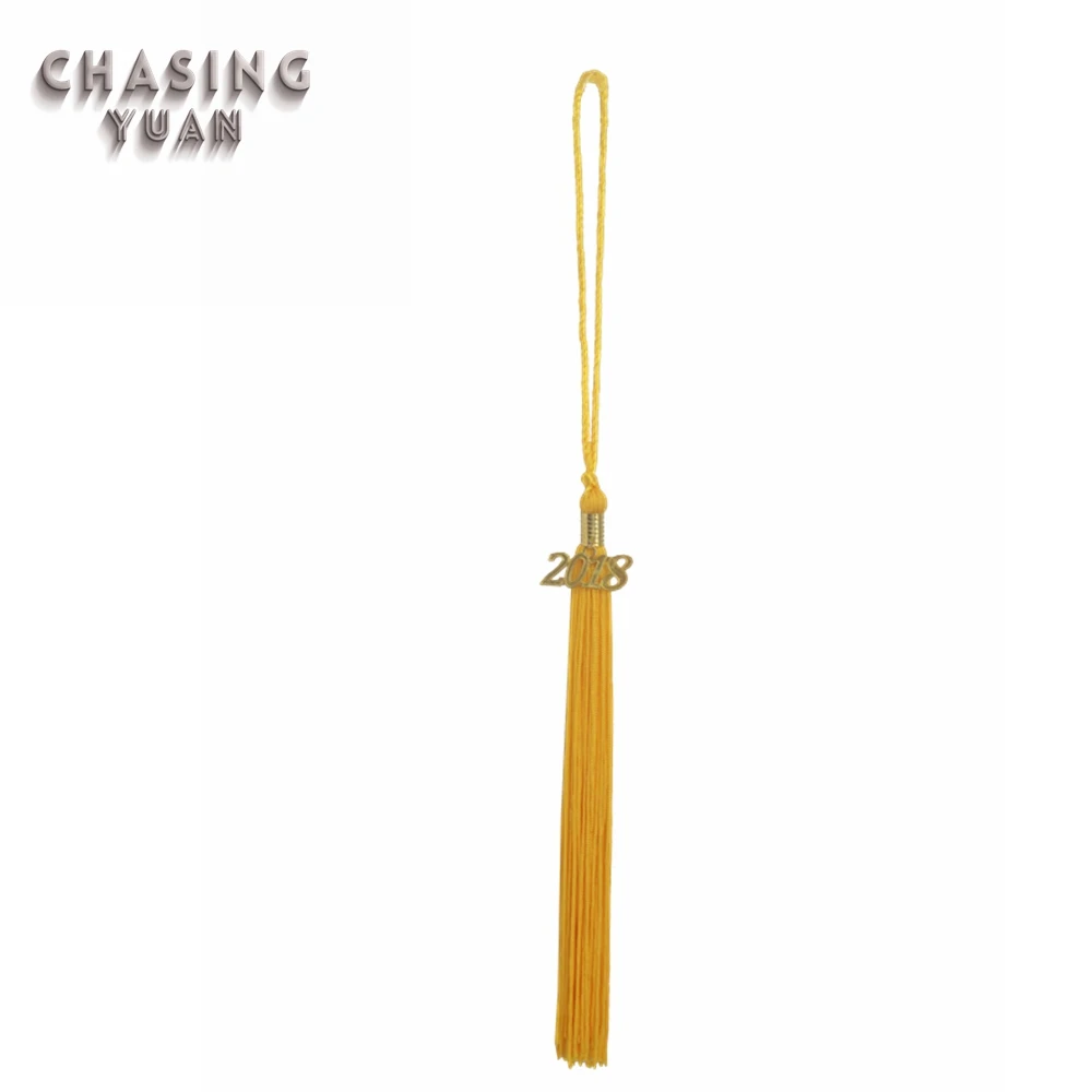 Academic Gold Graduation Tassel Fringe 2019, various colors match school colors