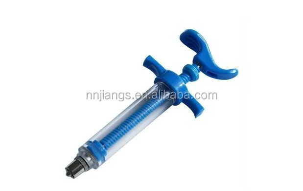 Veterinary Plastic Steel Automatic Injection Syringe 20ml for cattle/sheep/goat/pig