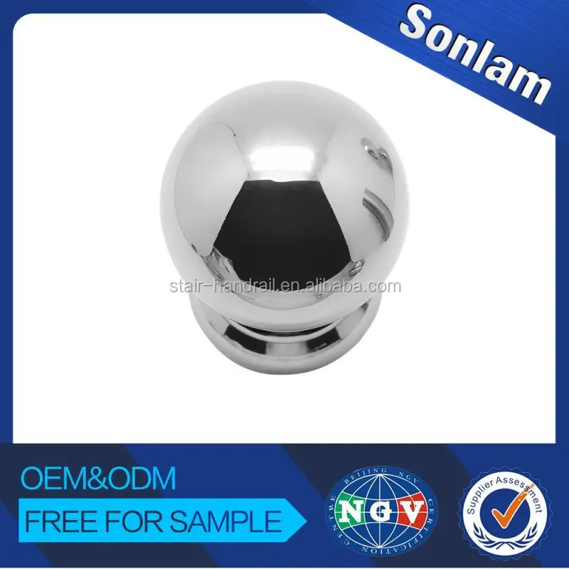 Fitting railing hollow stainless steel handrail ball for stair