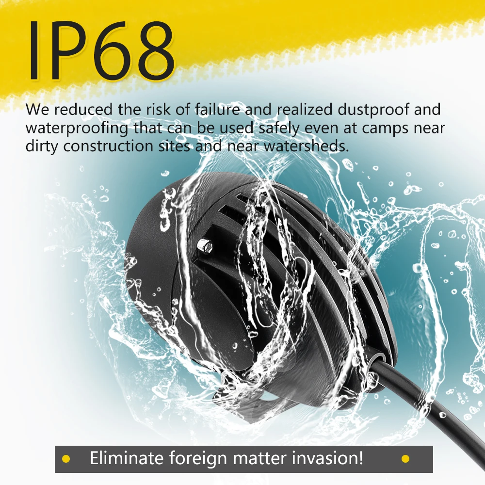 12 Вольт 24V супер яркий маленький светодиодный светильник 20 Вт 3