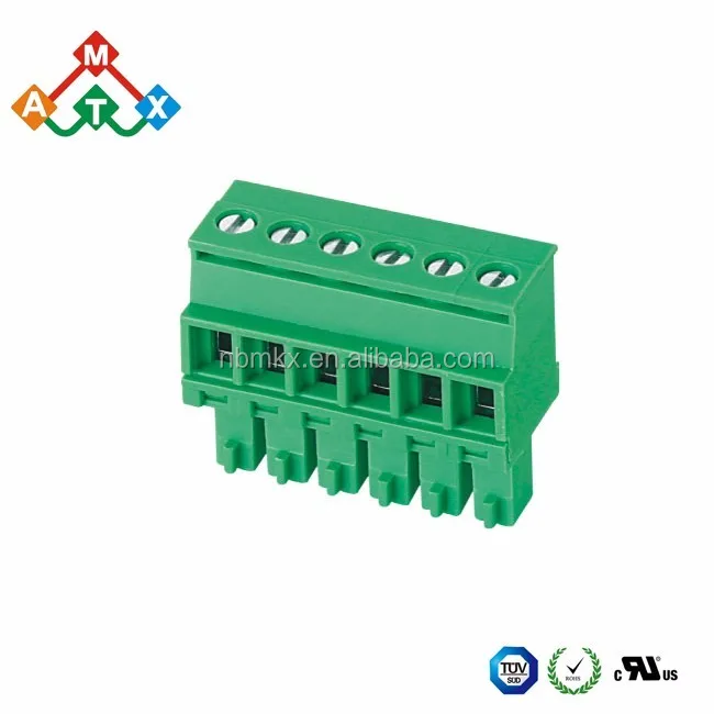 3.81 PCB plug in terminal block for 3.81mm pitch