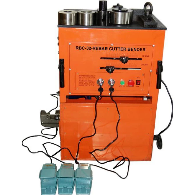 CE Approved Portable Hydraulic Rebar Cutter and Bender 4~32mm
