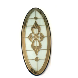 Decorative Glass , Wrought Iron Glass Door Panels