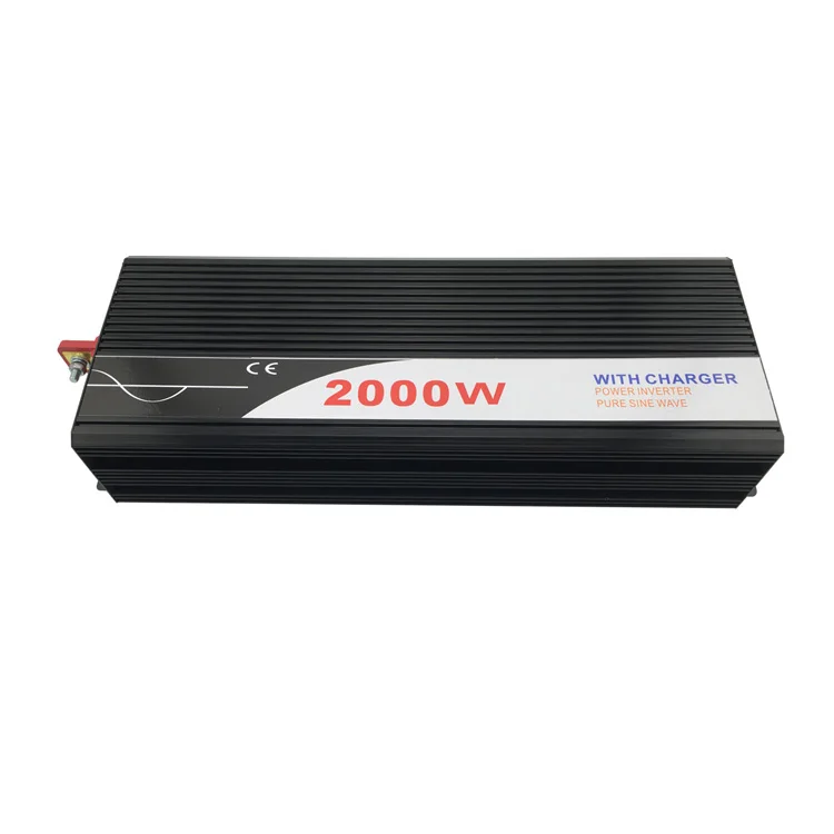 2000W 12v 220vPure Sine Wave Car Power With Charger And UPS solar panel off grid solar power system homage inverter