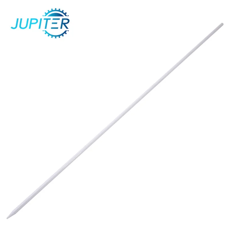 White 1200mm plastic electric fence fiberglass solid rod pole