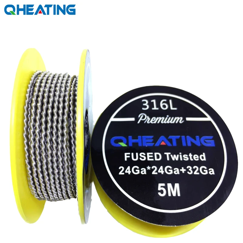 
Hot RDTA&RDA Atomizer Prebuilt Micro Clapton Twisted Stainless Steel 316l Wire Vape 