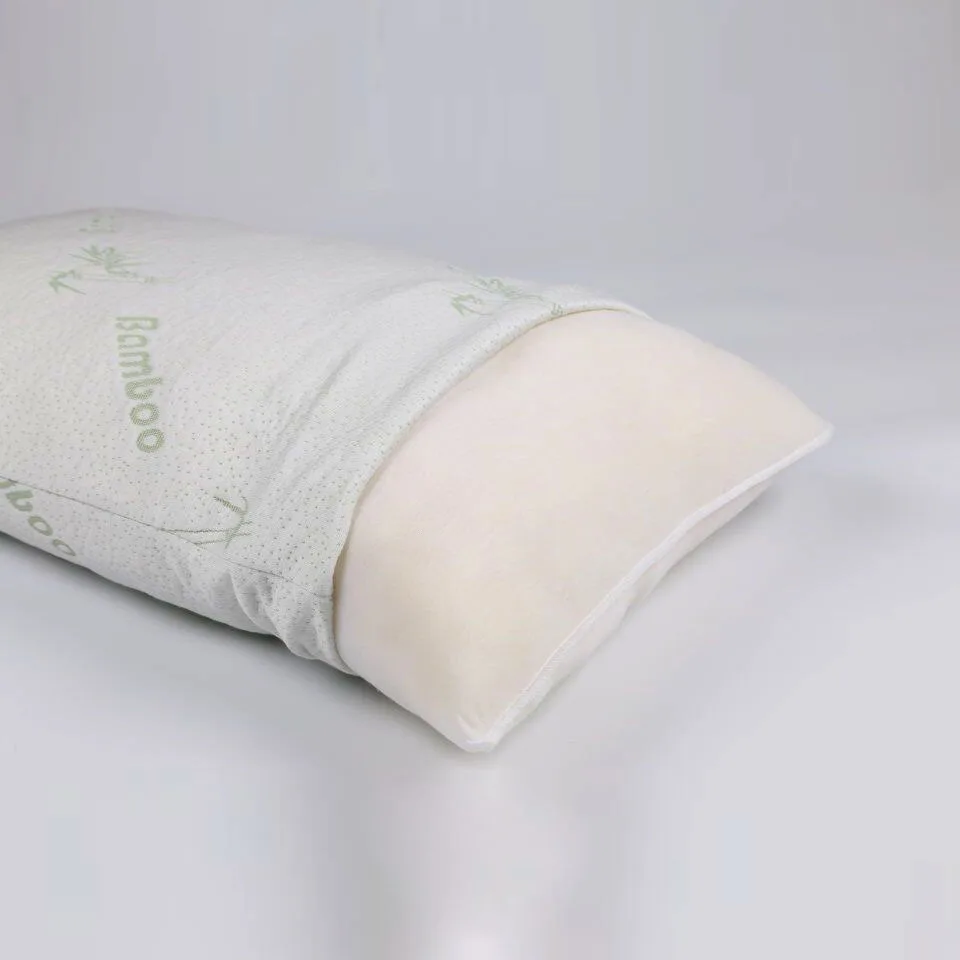 
Shredded Memory Foam Bamboo Pillow with Removable Bamboo Soft Pillow Case 