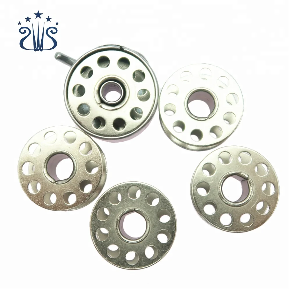 6pcs/set household Sewing machine accessories metal bobbin+bobbin case