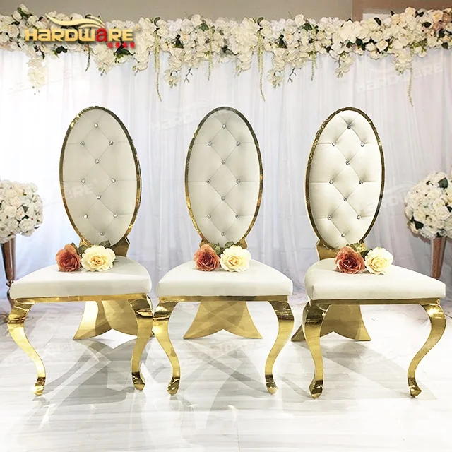 Luxury throne fishtail high back royal pu leather wedding banquet dining chairs