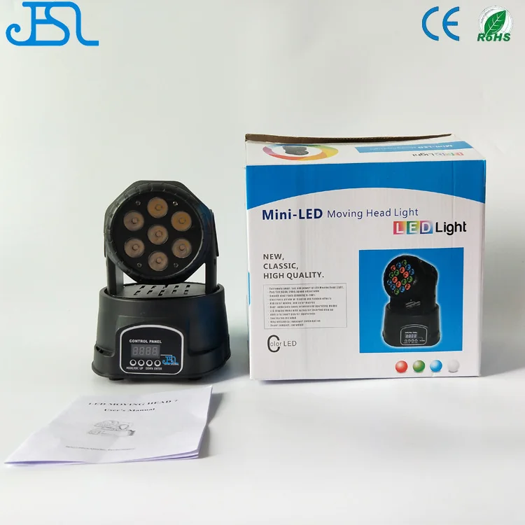 dj light 7x12 4in1 rgbw led mini beam wash moving head