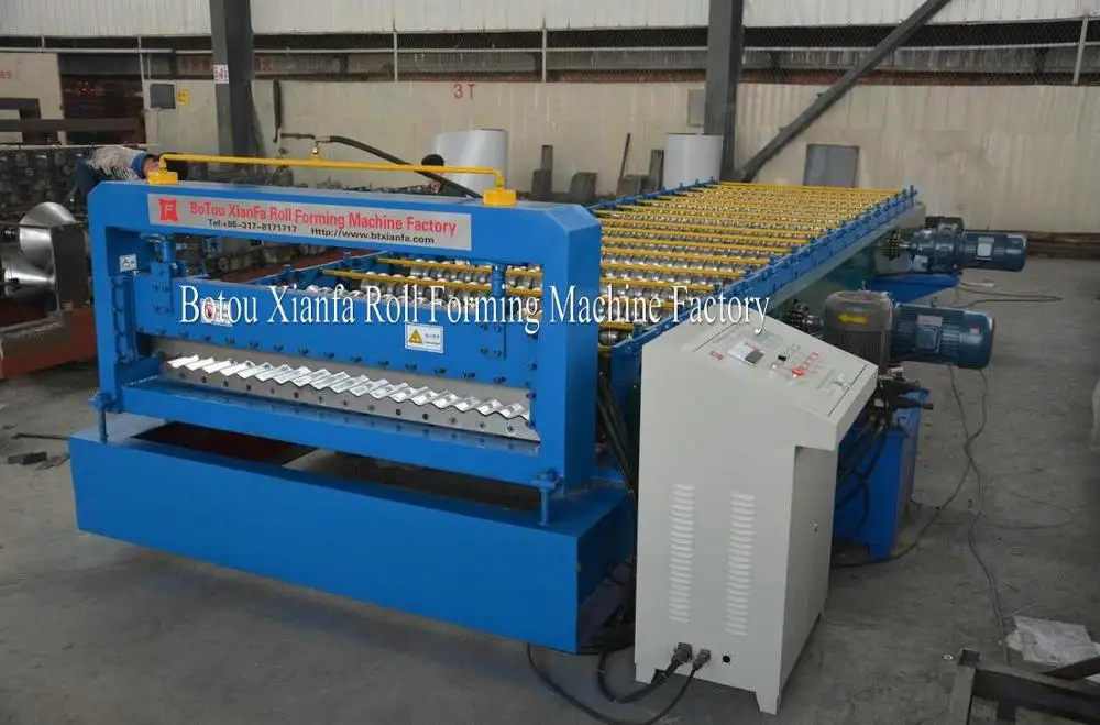 zinc sheet corrugated sheet roll forming machine