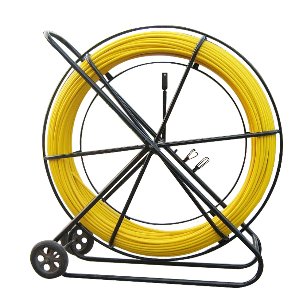 Трассировка воздуховода подземный кабель съемник стекловолокна кабель Тяговая штанга