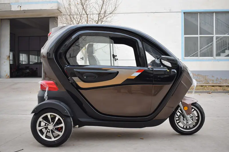 New Design Cheap 3 Wheel Closed Tricycle Electric Car For Passenger