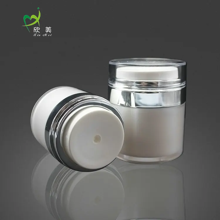 Customized silkscreen print Hot-stamping 15ml/30ml/50ml acrylic cosmetic jar