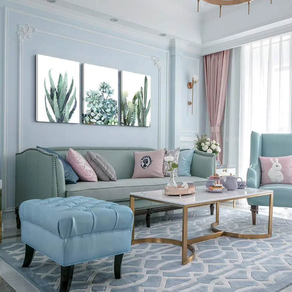 
Wall Decor Landscape Painting Watercolour Picture For Bathroom 