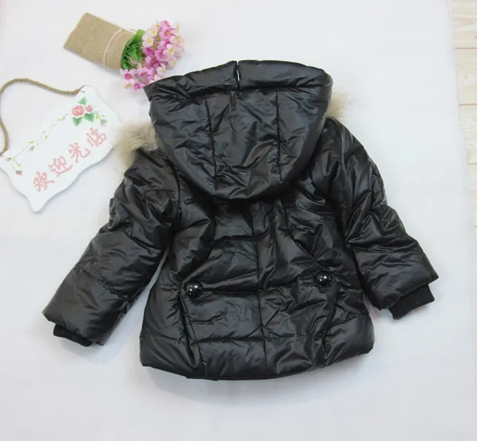 Custom your private label long  girls coats best selling warm winter coat for kids