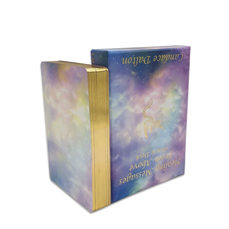 Holographic English Gold Tarot Cards In Bulk