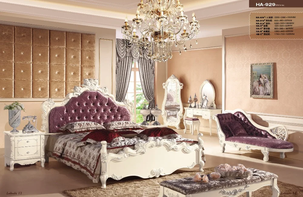 Bedroom furniture for royal furniture bedroom sets GZH-HA927