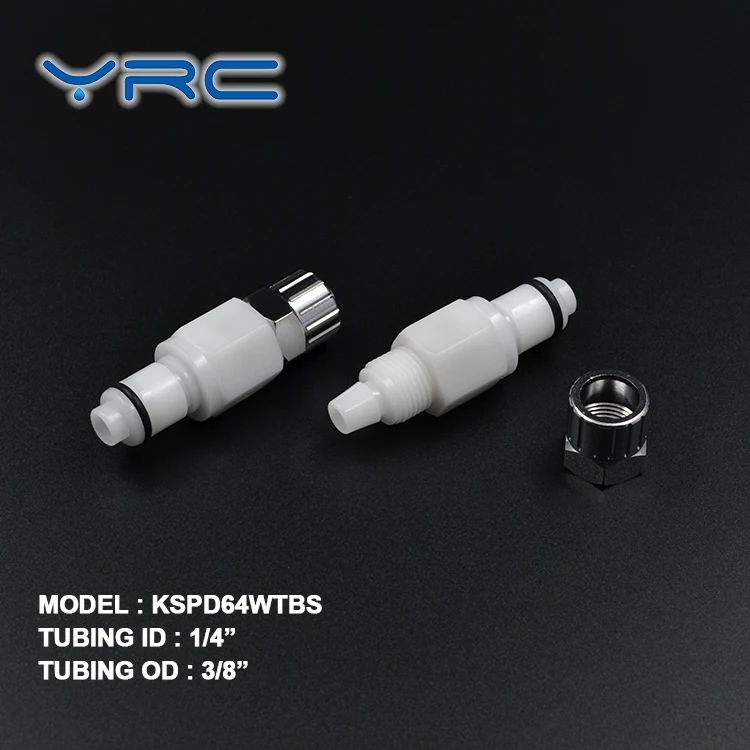 High quality plastic mini female & male threaded coupling
