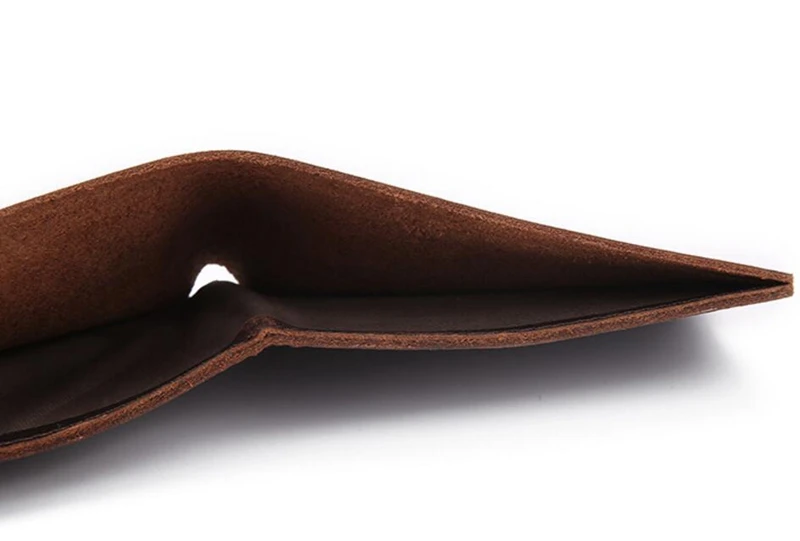 Dreamtop DTC360 slim simple design mens card wallet crazy horse leather wallet bifold in Guangzhou