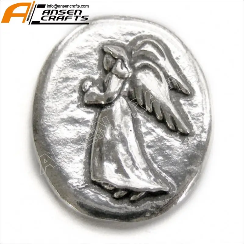 Angel Faith Pocket Token Coin Handcrafted Pewter
