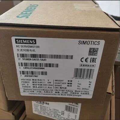 SIEMENS V90 и SIMOTICS S-1FL6 Серводвигатель 0.4KW 0.75KW 1KW 1.5KW 1.75KW 2KW 2.5KW 3.5KW 5KW 7KW управляющее устройство базовый контроллер