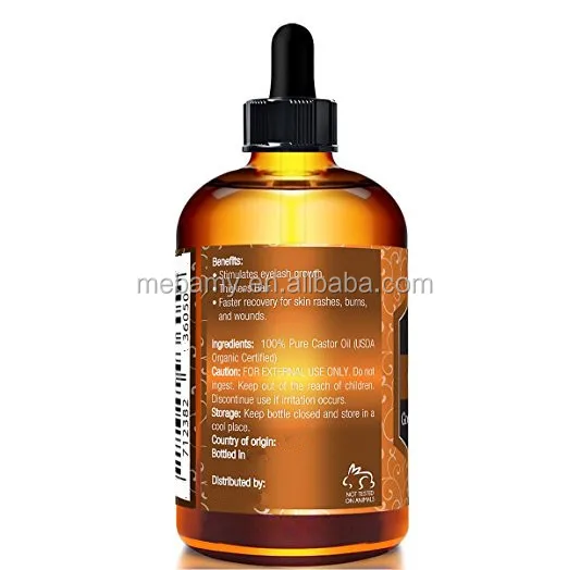 Private Label 100% Pure and Natural Castor Oil