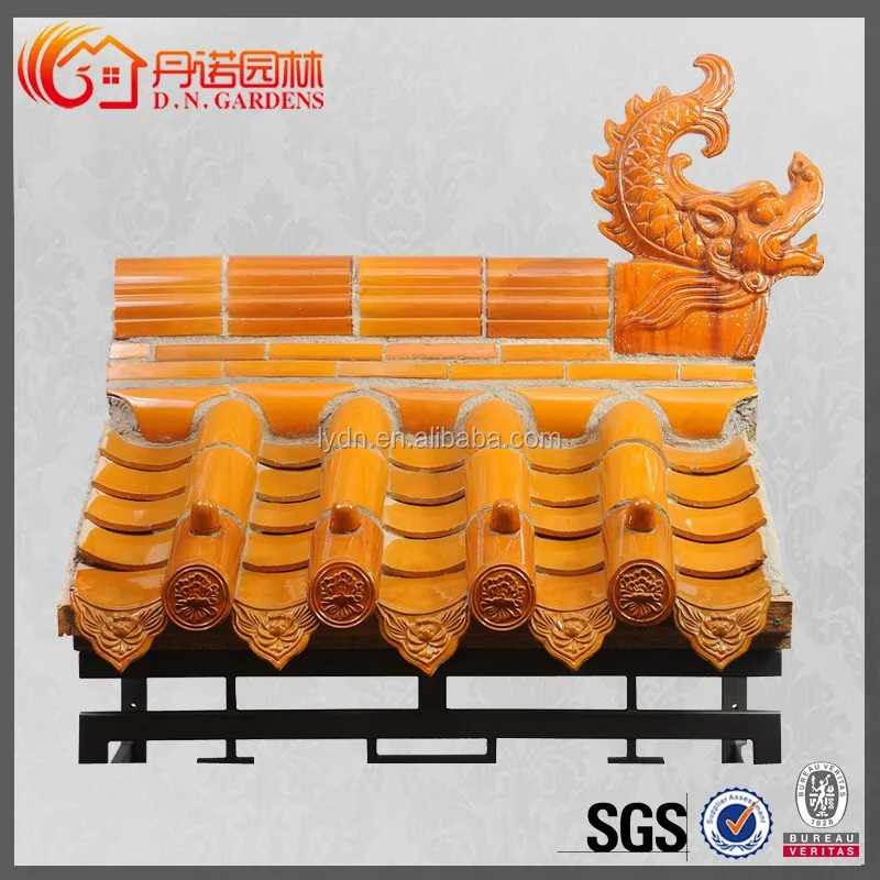 Chinese Roof Tiles-yellow