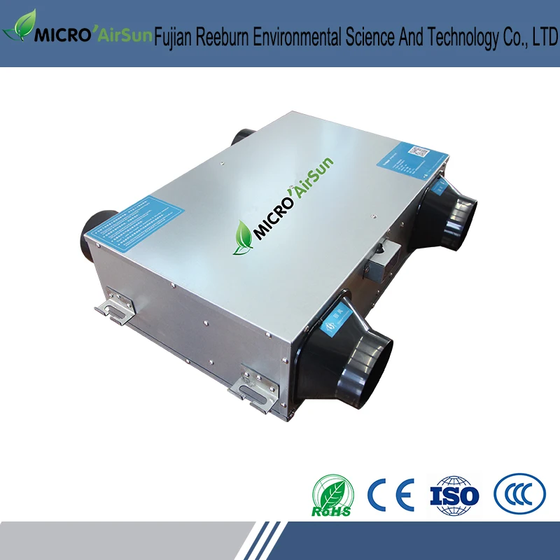 Lcd control panel vertical type air handling unit